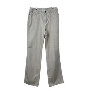 Talbots Corduroy Pants Vintage Y2K Stretch Boot Cut Beige Light Tan 6 Classic